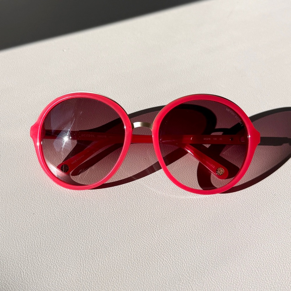 Henri Bendel Vibrant Red Sunglasses